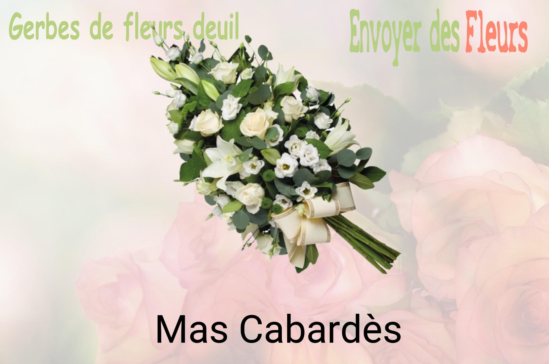 Gerbe de fleurs de deuil livrée à Mas-Cabardès